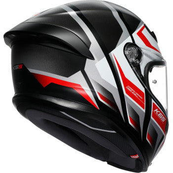 AGV K6 S Helmet - Karve - Matte Black/White/Red - Large 2118395002-025-L