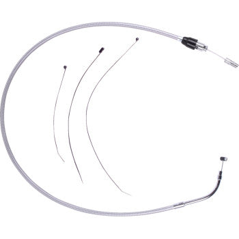DRAG SPECIALTIES Quick Connect Clutch Cable - Upper - Stainless Steel 0652-3176