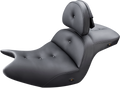 SADDLEMEN Seat - Roadsofa - With Backrest - Pillow Top - Black - Heated H18-07-181BRHCT