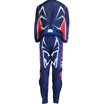 MOOSE RACING Youth Agroid Mesh Jersey - Red/White/Blue - Medium 2912-2525