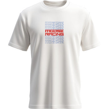 MOOSE OFFROAD Youth Recurrence T-Shirt - White - Small 3032-3800