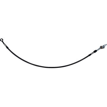 FAT BAGGERS INC. Hydraulic Brake/Clutch Line Extension - 30" Electra/Street Glide - Black 100030-B
