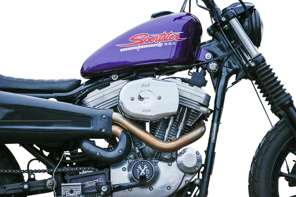 S&S CYCLE Stealth Tribute Air Cleaner Cover - Chrome 170-0592