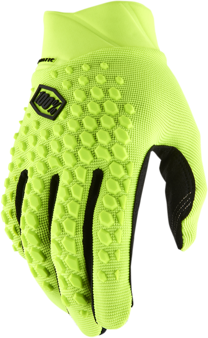 100% Geomatic Gloves - Fluorescent Yellow - XL 10026-00008