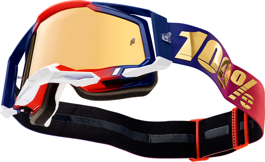 100% Racecraft 2 Goggles - United - True Gold 50010-00009