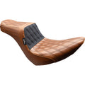 LE PERA Tailwhip Seat - Brown - Double Diamond - Black Stitch - FX/FL '18-'25 LYR-580TDV01