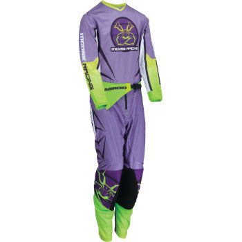 MOOSE RACING Youth Agroid Mesh Jersey - Purple/White - Small 2912-2475