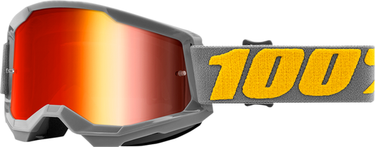 100% Strata 2 Goggles - Izipizi - Red Mirror 50028-00006