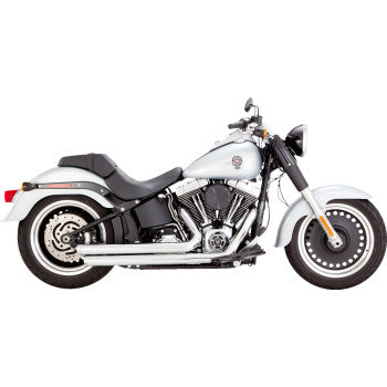 OPEN BOX NEW VANCE & HINES Big Shots Staggered Exhaust System - Chrome 17959
