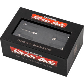TRASK Bitchin' Bolts Hardware Kit - Titanium - M8 - Lifter Block TM-1050-B