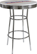 Parts Unlimited Round Pub Table - 30" X80-6024pu