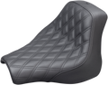 SADDLEMEN Renegade Solo Seat - Lattice Stitched - Black 818-28-002LS