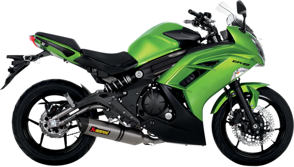 AKRAPOVIC Race Exhaust - Titanium ER-6N Ninja 650 2012-2016 S-K6R7-HT 1810-2129