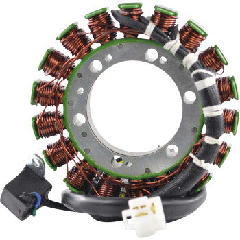 RM STATOR Stator with Crankcase Cover Gasket - Arctic Cat/Suzuki RM01015G