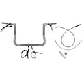 FAT BAGGERS INC. 1-1/4" EZ Install Flat Top Handlebar - 12" - Chrome 749012