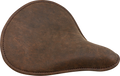 DRAG SPECIALTIES Seat - Spring Solo - Low-Profile - Large - Distressed Brown Leather/Perimeter Stitch 0806-0056