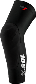 100% Teratec Knee Guards - Black - Large 70003-00003
