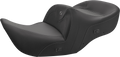 SADDLEMEN Heated Roadsofa Seat - Carbon Fiber - Without Backrest - Black - GL H01-07-185HCT