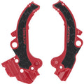 X-Grip Frame Guards - Black/Red - SX 65