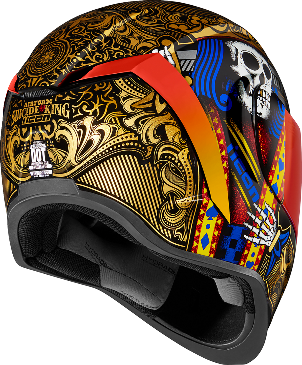 ICON Airform™ Helmet - Suicide King - Gold - XS 0101-14727