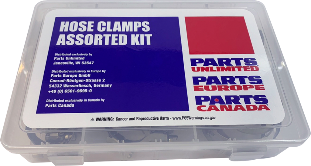 Parts Unlimited Assortment Kit - Hose Clamp - 60-Pieces T03-6242k
