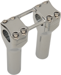 TRASK Risers - Assault - 6" x 1-1/4" - Chrome TM-8601-6CH