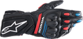 ALPINESTARS Honda SP-8 V3 Gloves - Black/Bright Red/Blue - Small 3558423-1317-S