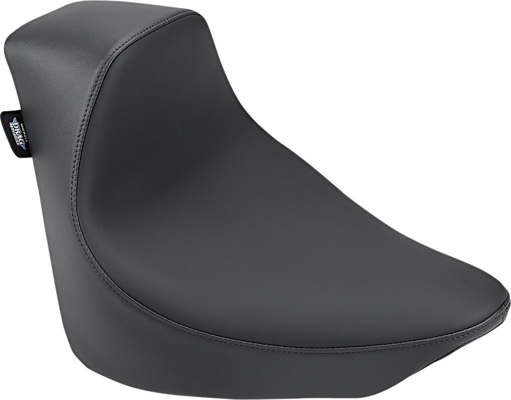 DRAG SPECIALTIES EZ-Solo Seat - Smooth - Solar-Reflective Leather - FL/FX '18-'22 ACT EZ-ON STYLE 0802-1149