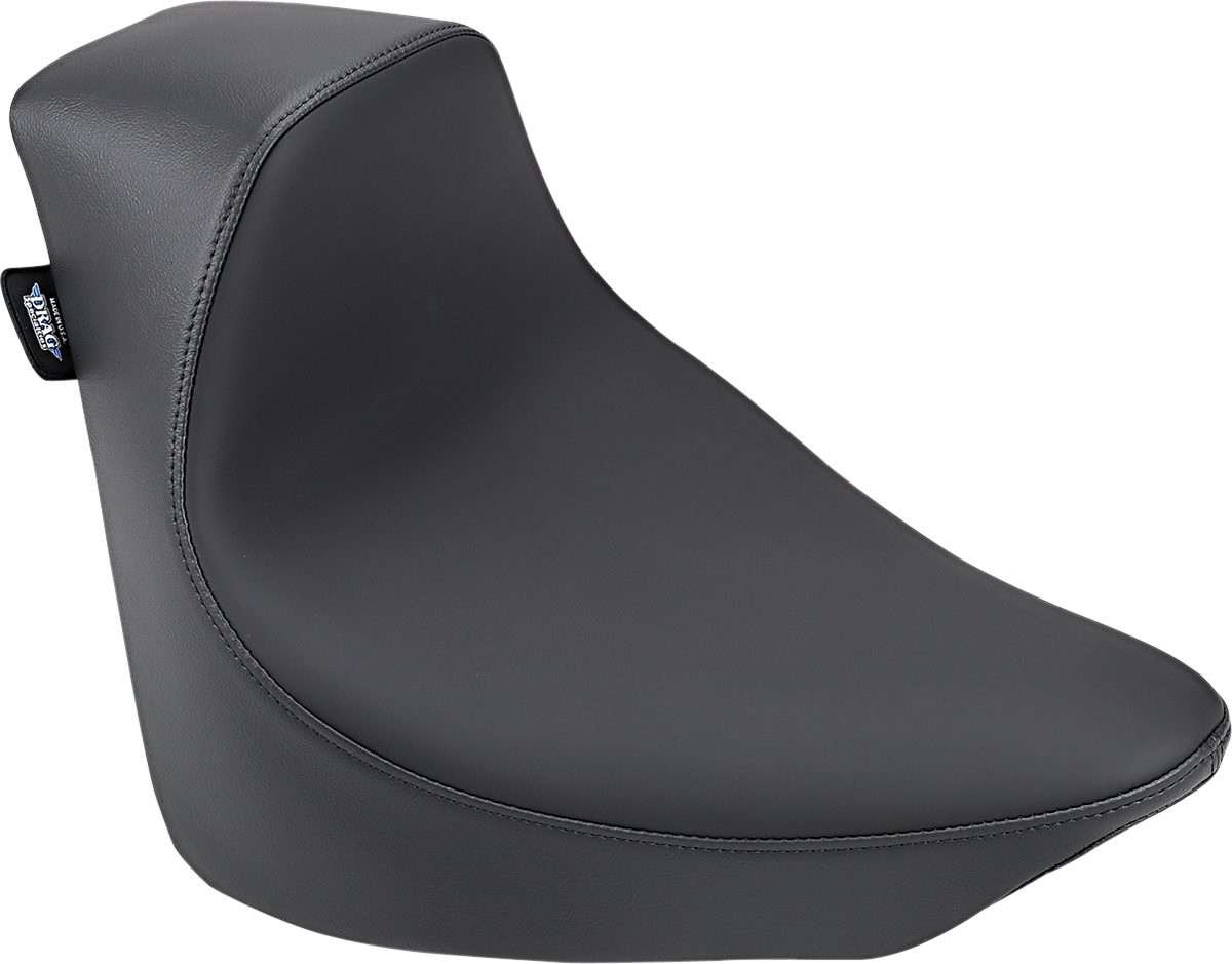 DRAG SPECIALTIES EZ-Solo Seat - Smooth - Solar-Reflective Leather - FL/FX '18-'22 ACT EZ-ON STYLE 0802-1149