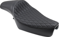 DRAG SPECIALTIES Extended Predator Seat - Diamond - '04-'20 XL NO RUBBER BUMPERS 0804-0611