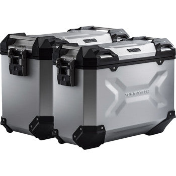 SW-MOTECH TRAX ADV Aluminum Case System - Silver - BMW S 1000 XR '15-'19 KFT.07.592.70101/S