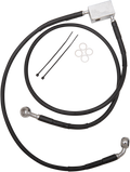 DRAG SPECIALTIES Brake Line - Front - Black - +2" - Softail '00-'03 640221-2BLK