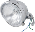 DRAG SPECIALTIES Headlight with Visor 5-3/4" - Grooved 20-0335D-BX-LB1