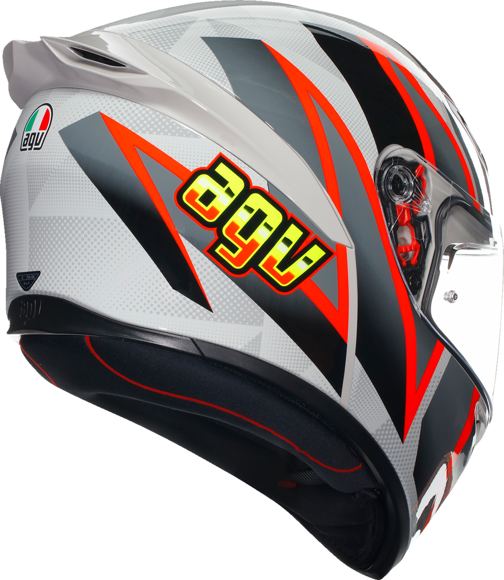 AGV K1 S Helmet - Blipper - Gray/Red - XL 2118394003030XL