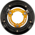 TRASK Derby Cover with Power Plate - Black/Gold - Kit - '18-'25 Softail TM-0052-BK-GD