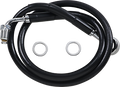DRAG SPECIALTIES Brake Line - +6" - Black - '18-'22 Softail 618631-6BLK