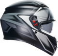 AGV K3 Helmet - Compound - Matte Black/Gray - Medium 2118381004008M