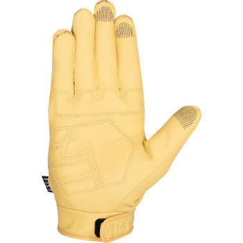 FIST HANDWEAR Road Warrior Leather Gloves - Yellow - Small F-GRW-01324-S