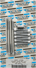 DRAG SPECIALTIES Knurled Motor Bolt Kit - Softail MK672