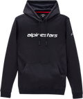 ALPINESTARS Linear Hoodie - Black/White - XL 12135167010XL