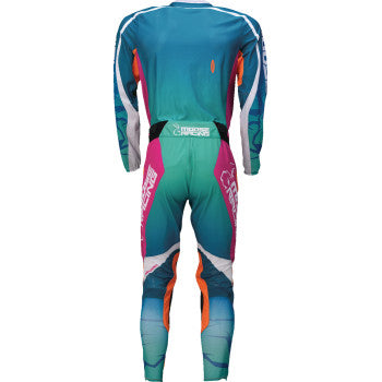 MOOSE OFFROAD Sahara Jersey - Teal/Orange/Pink - Small 2910-8339