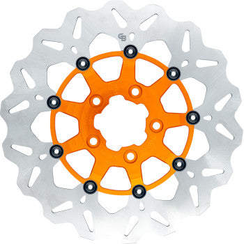 GBRAKES Brake Rotor - Rear - Orange GBDU027