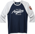 ALPINESTARS Script T-Shirt - Heather Gray/Navy - Large 1230715051171L