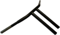 DRAG SPECIALTIES Handlebar - T-Bar - Buffalo - 12" - Flat Black HAS TBW NOTCH 0601-3509