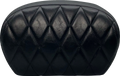 LE PERA Sissy Bar Pad - Single Diamond - Shiny Black L-SBP01DM-SH
