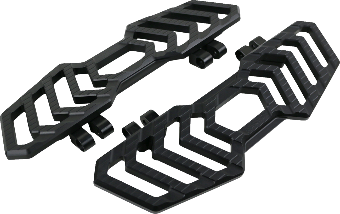 KODLIN MOTORCYCLE Trackboards Floorboards - Black K73232