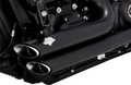 VANCE & HINES Shortshots Staggered Exhaust System - Matte Black Softail  2018-2023 47333