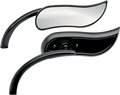ARLEN NESS Upswept Mirror - Black - Right 13-405