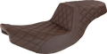 SADDLEMEN Step Up Seat - Full Lattice - Brown - Indian I14-07-175BR