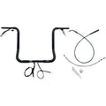 FAT BAGGERS INC. 1-1/4" EZ Install Round Top Handlebar - 16" - Black 939016-B
